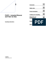 Operating Instructions SOFTNET-IE RNA