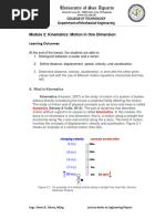 Physics 1e Module 2