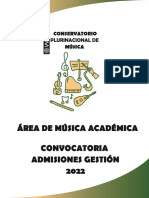 Admisiones Académica 2022