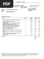 Transduson: Descrição Qtde Uso Valor Unitário Valor Total Valor Diário