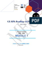 GE RPH Module 1