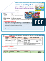 EXPERIENCIA DE APRENDIZAJE 06 - Segundo Grado