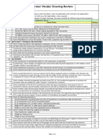 Transformer GA Drawing Check List