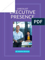 Executive Presence Checklist