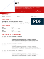 Curriculum Vitae Canadiense