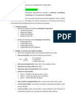 Resumo para Certificação PMI - CAPM e PMP - Gerenciamento Da Integração