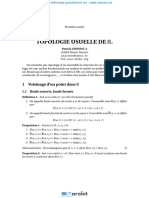 ANALYSE1 Topologie Usuelle de R 2020