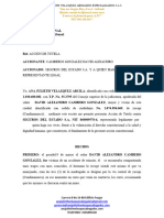 Accion de Tutela SEGUROS DEL ESTADO David Camberos