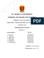 Organizational Assessment - Group 4