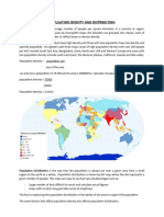 1.3 Population Density and Distribution