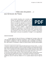 A Propósito de Sete Anos de Pastor Nos Sermoens de Vieira