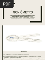 Goniómetro Presentacion