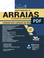 Apostila Prefeitura de Arraias - To 2020 - Comum Aos Cargos de N Vel M Dio PDF