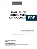 Manual de Conciliación Extrajudicial - Minjusdh