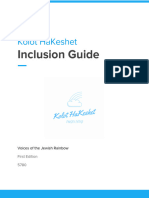 Kolot HaKeshet Inclusion Guide 5780