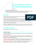 Semiopatologia Exploracion de Columna