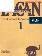 LACAN, JACQUES - El Seminario (T. I, Los Escritos Técnicos de Freud (1953-1954) ) (Comp. J. A. Miller) (Por Ganz1912)