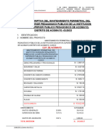 Memoria Descriptiva de Cerco Perimetrico