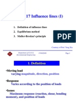 Lect17 Influence Line 1 PDF