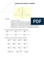 Trabajo Práctico - Limite y Continuidad