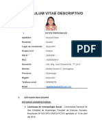 CV Descriptivo