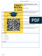 1 Questão: Atividade 1 - Estudo Contemporâneo E Transversal: Inteligência Emocional - 51/2024