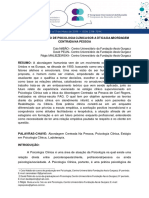 Atuacao em Estagio de Psicologia Clinica Sob A Otica Da Abordagem Centrada Na Pessoa