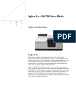 Agilent Cary100-300 Specifications