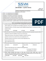 PRE-BOARD - 2 (2023-2024) : Grade: XII Marks: 80 Subject: Accountancy Time: 3 Hrs