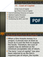 Cost of Capital