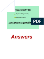 Trigonometry (3) Answers