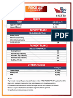 Rise Food Mall (Food Court) Price List 1 March 2024