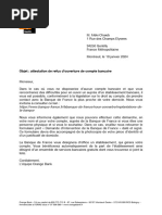 Attestation de Refus Orange Bank