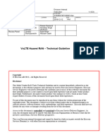 Volte Huawei Ran - Technical Guideline Final