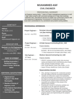 CV & Portfolio - Mohammed Asif - Civil Engineer