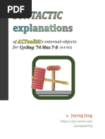 Syntactic Explanations of ACToolkit Objects