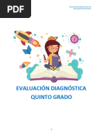 Evaluación Diagnóstica 2022 5to Grado