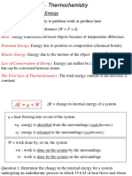 CH 6 - Thermochemistry - Notes - Key