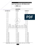 AIATS For First Step JEE (M) - Phase-1&2 Test-3 Code-B Sol 03-03-2024