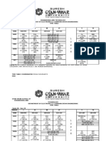 Time Table Format