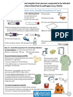 How To Safely Collect Blood Samples From Persons Suspected To Be Infected With Highly Infectious Blood-Borne Pathogens (E.g.