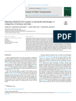 Exploring Satisfaction For Transfers at Intermodal Interchanges - A Comparison of Germany and India