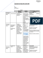 1 PRIMERO MUSICA - Programación de Clases MARZO