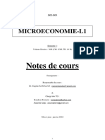 Microeconomie l1 (Semestre 1) DR Kamalan (Cours)