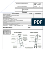 Formato de Inspección en Escaleras