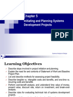 Chapter 5 Initiating and Planning Systems Development Projects