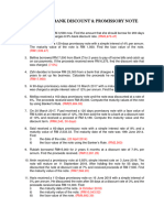 Tutorial Chapter 2 - Bank Discount & Promissory Note