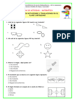 Ficha-Mierc-Mat-Realizamos Rotaciones y Traslaciones en El Plano Cartesiano - Jezabel Camargo-Único Contacto-978387435