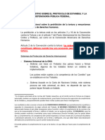 Curso Autogestivo Sobre El Protocolo de Estambul y La Defenosoría Pública Federal