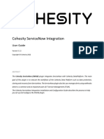 Cohesity ServiceNow Integration-User Guide